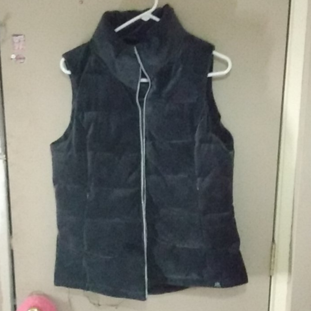 Women's charcoal gray vest